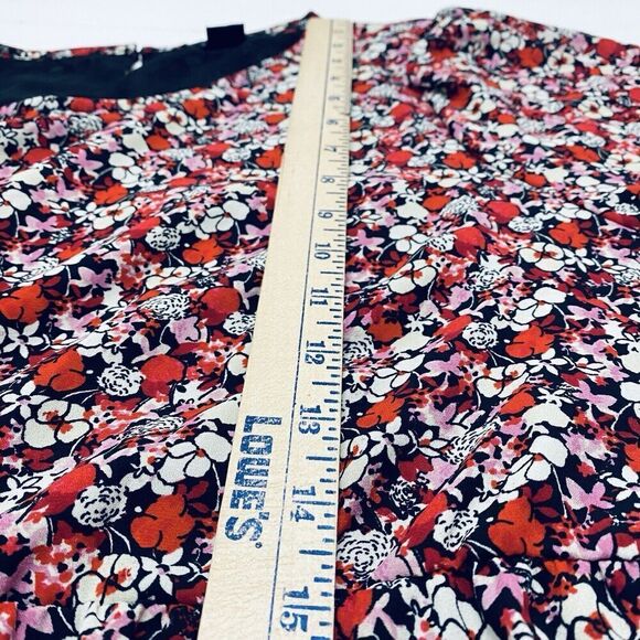 SANCTUARY Women's Floral Multicolor Midi Blouson Dress Knee Length Size 2XL - Picture 11 of 13